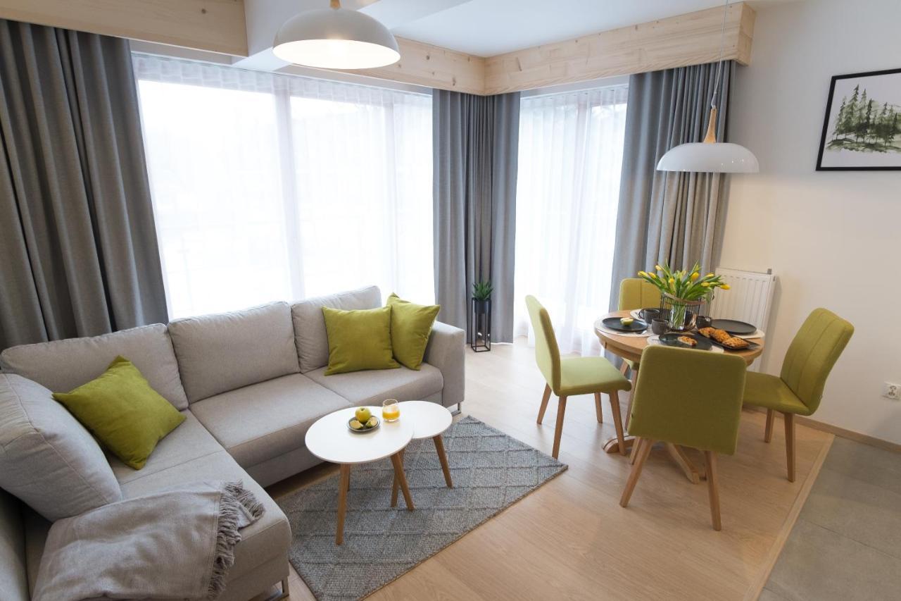 Apartament Modern Green W Centrum Z Widokiem Na Giewont Zakopane Bagian luar foto