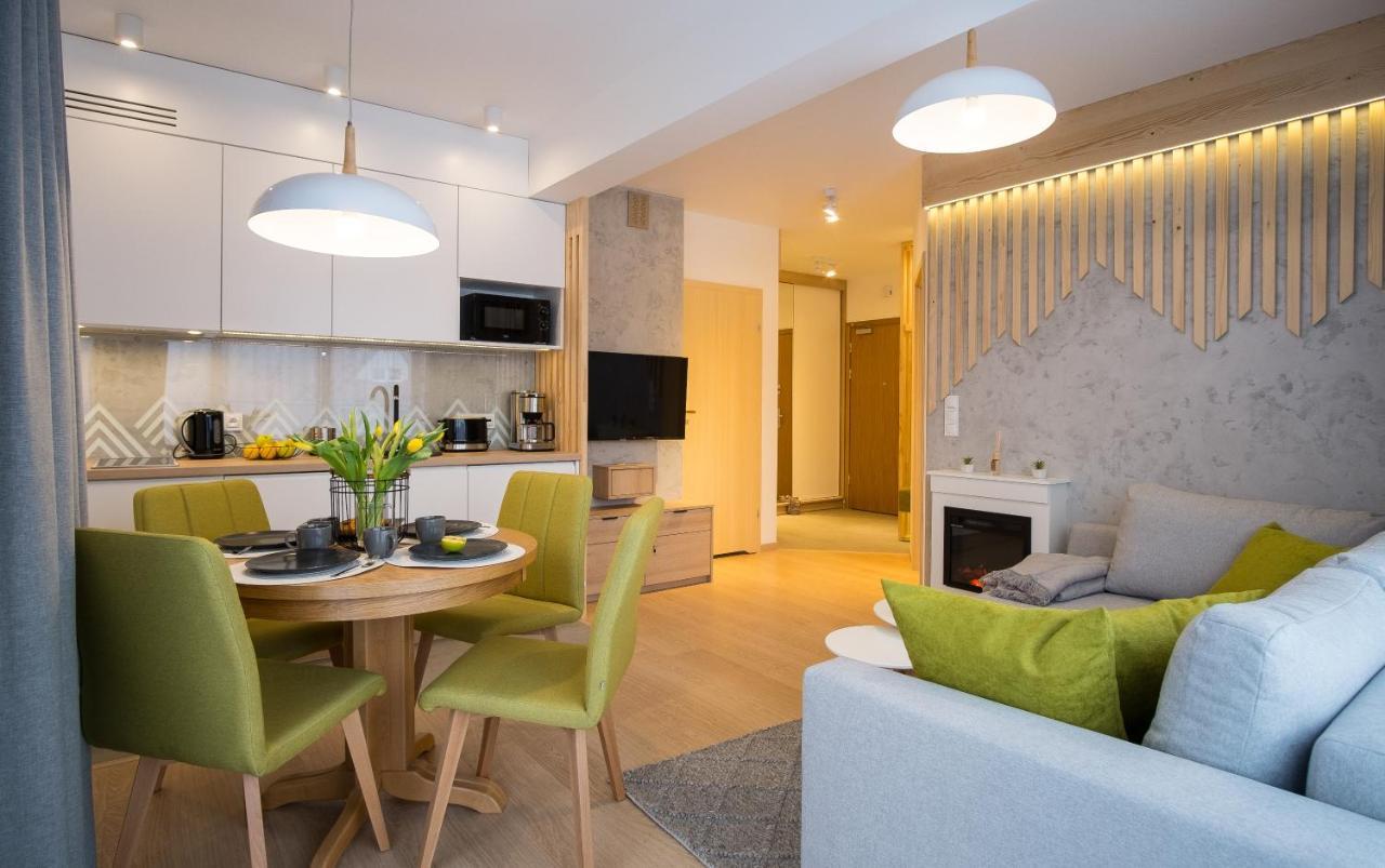 Apartament Modern Green W Centrum Z Widokiem Na Giewont Zakopane Bagian luar foto