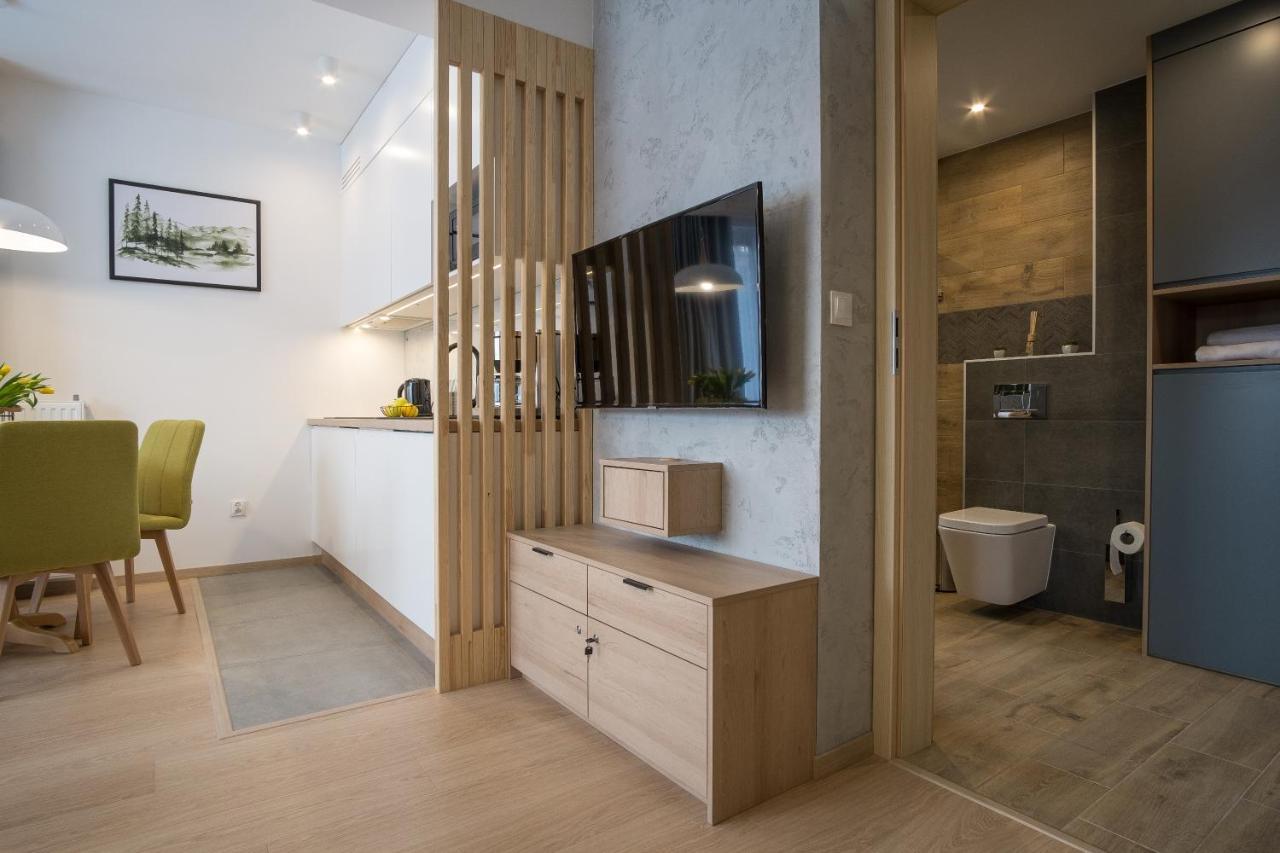 Apartament Modern Green W Centrum Z Widokiem Na Giewont Zakopane Bagian luar foto
