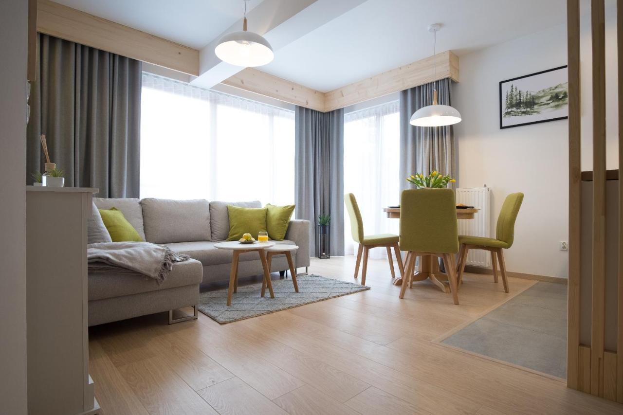 Apartament Modern Green W Centrum Z Widokiem Na Giewont Zakopane Bagian luar foto