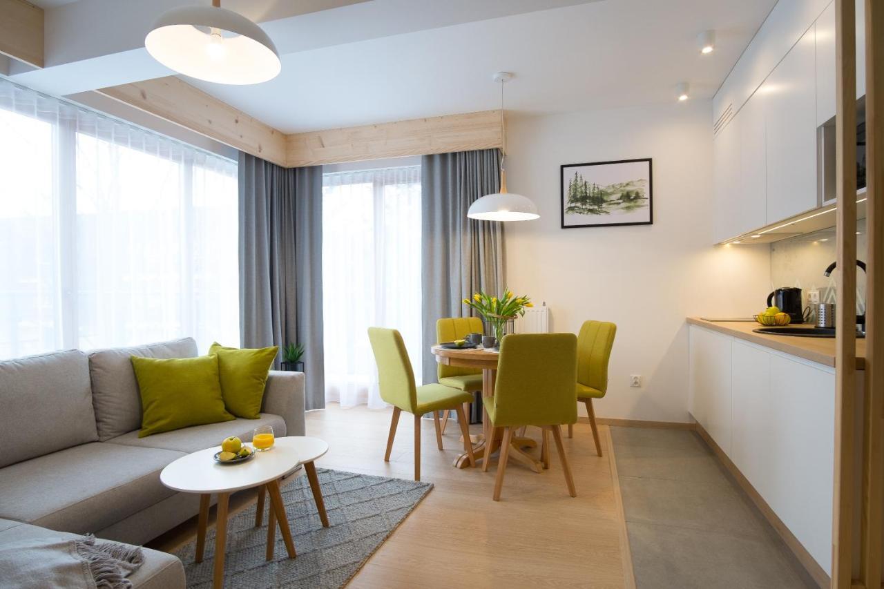 Apartament Modern Green W Centrum Z Widokiem Na Giewont Zakopane Bagian luar foto